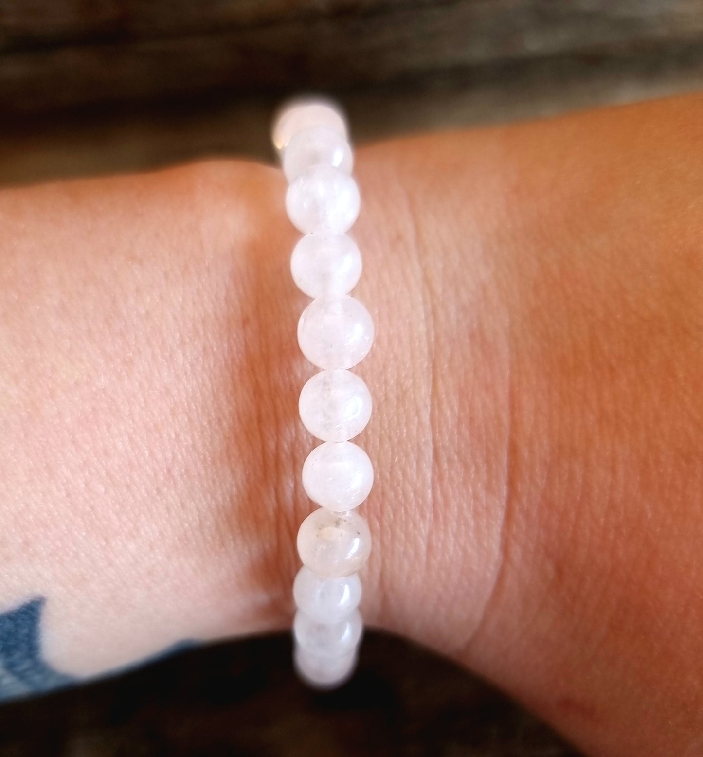 ROSE QUARTZ ENERGY BRACELET 6 mm - UNCONDITIONAL LOVE