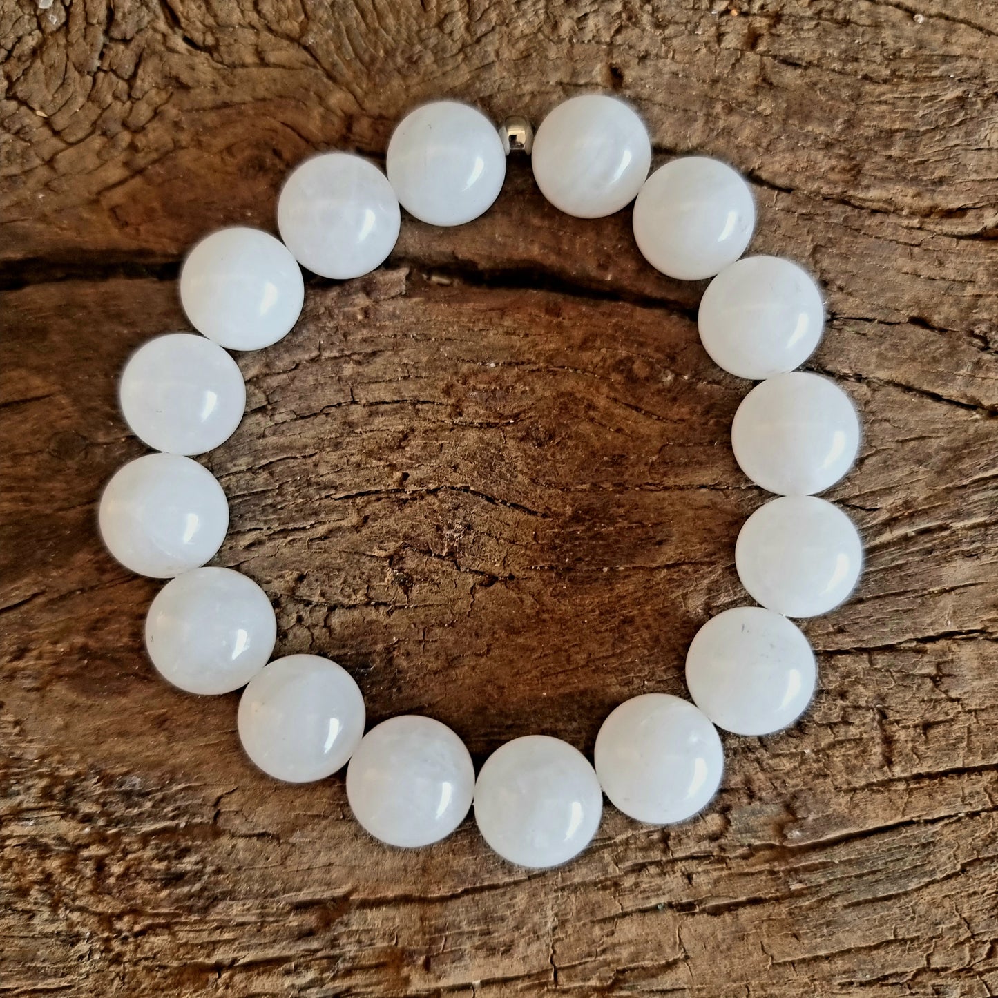 ROSE QUARTZ ENERGY BRACELET 12 mm - UNCONDITIONAL LOVE