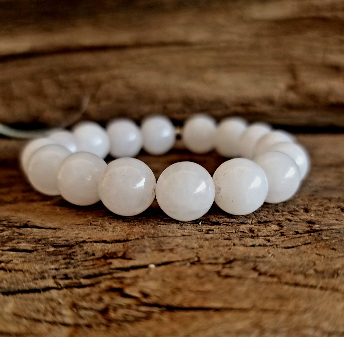 ROSE QUARTZ ENERGY BRACELET 12 mm - UNCONDITIONAL LOVE