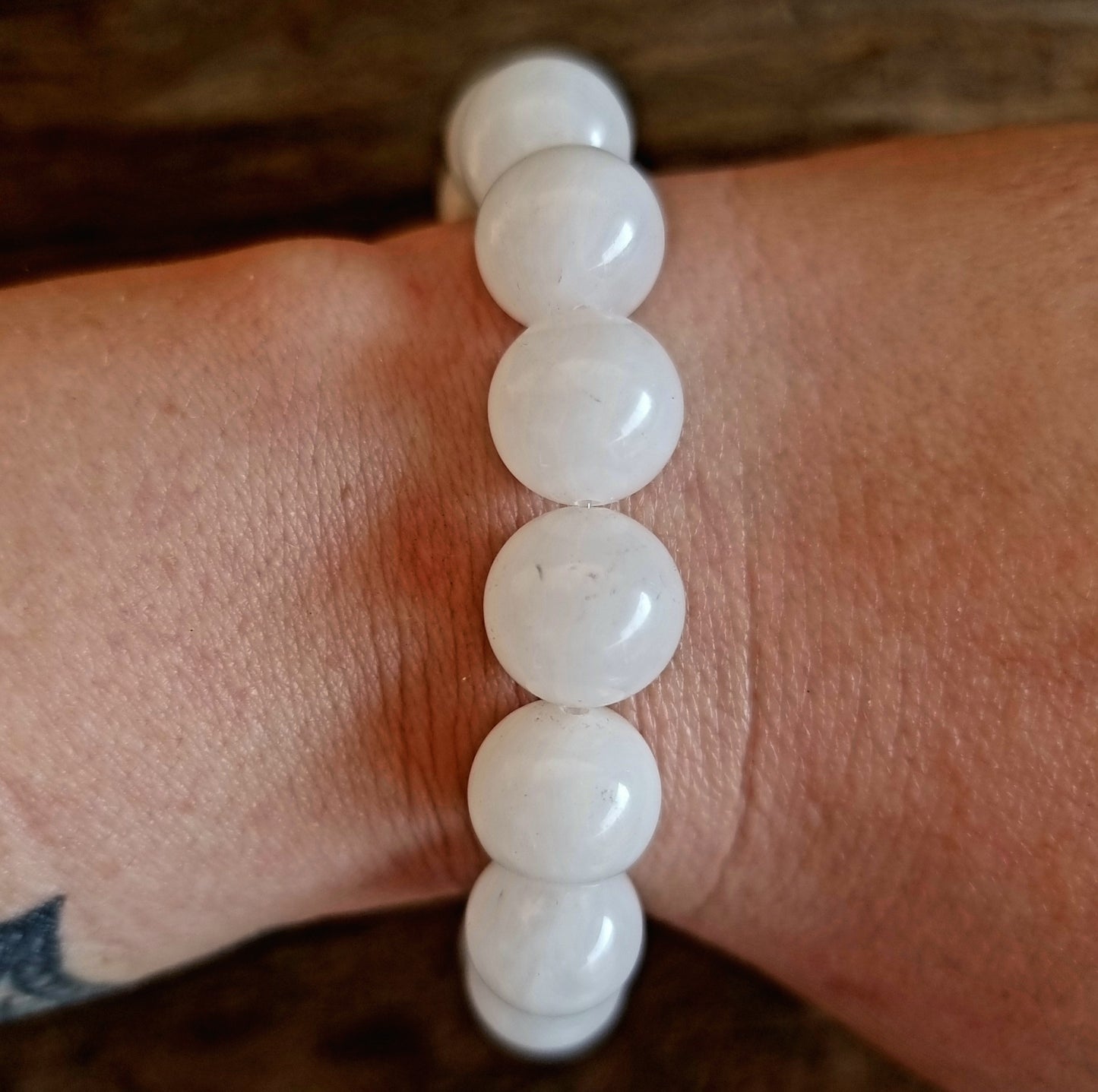 ROSE QUARTZ ENERGY BRACELET 12 mm - UNCONDITIONAL LOVE