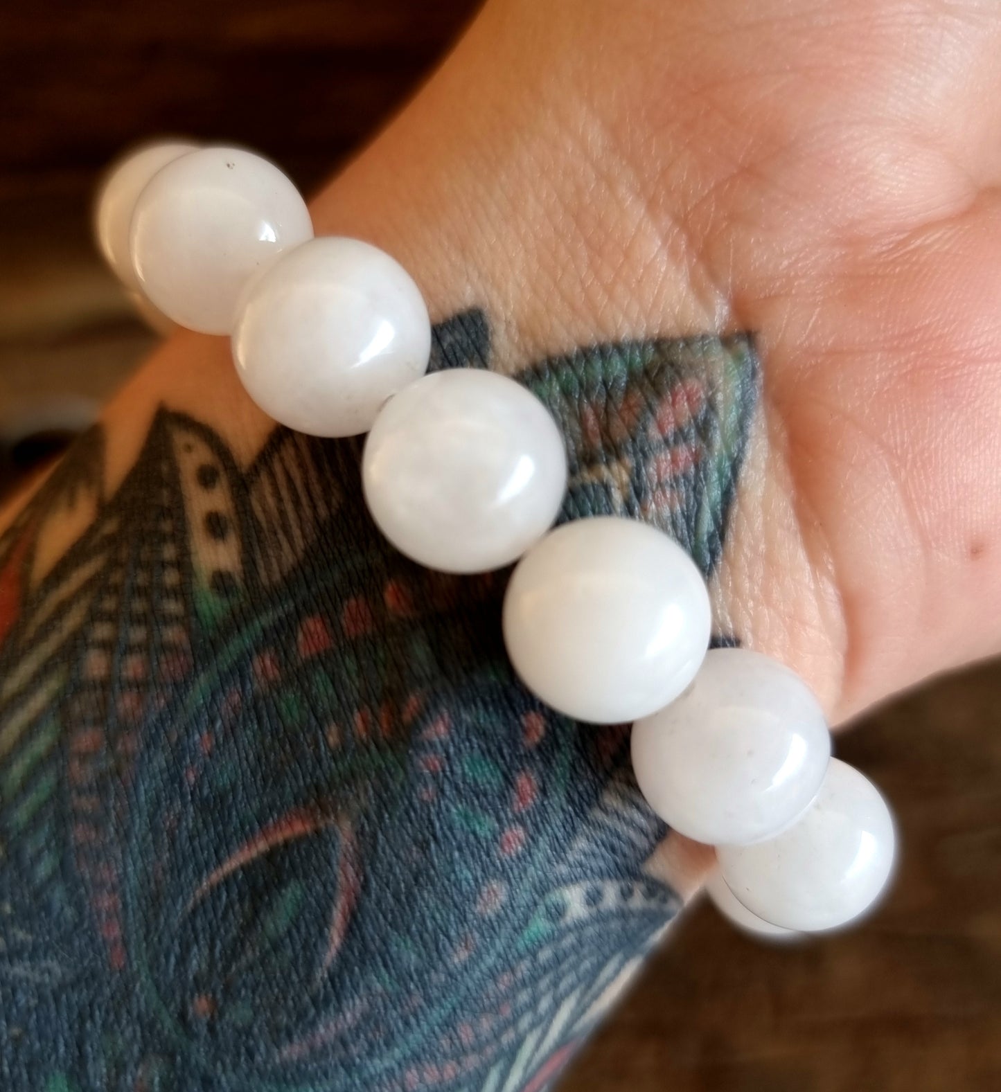 ROSE QUARTZ ENERGY BRACELET 12 mm - UNCONDITIONAL LOVE