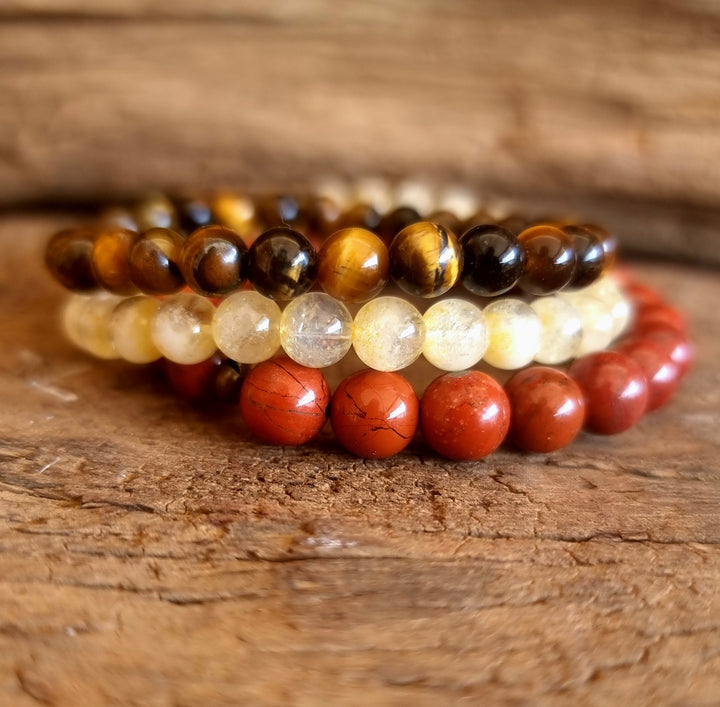 Leo Zodiac Bracelet Stack - Wildlings Crystals South Africa