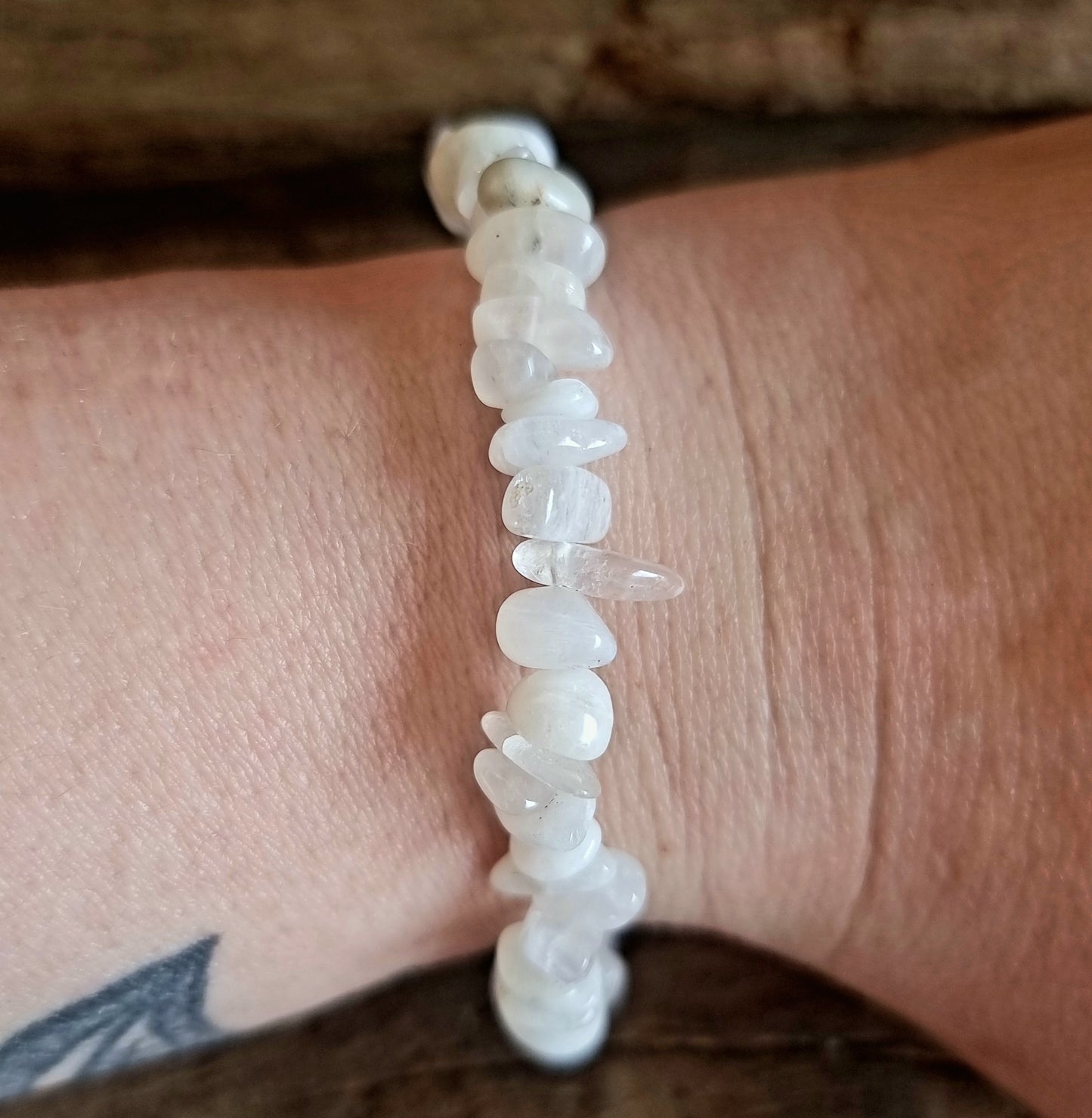 MOONSTONE CHIPPED BRACELET - INTUITION