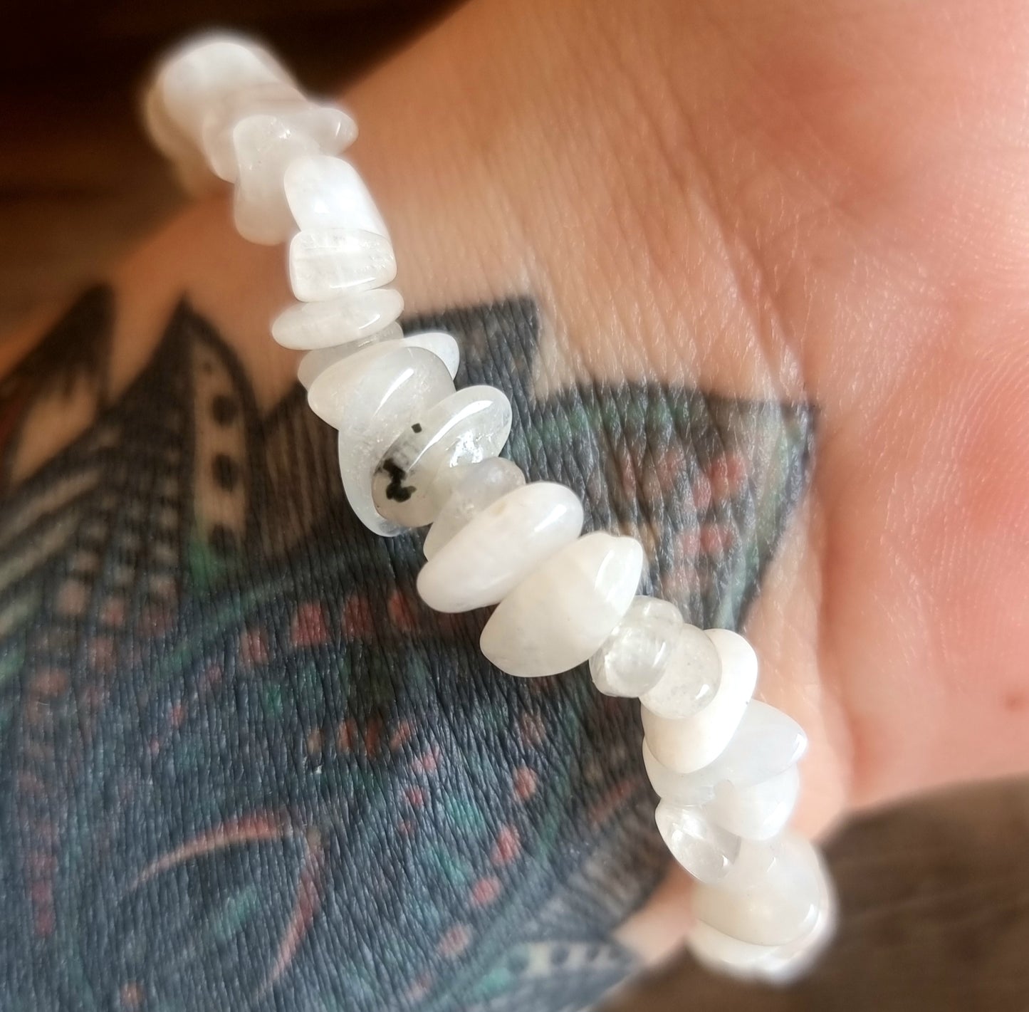 MOONSTONE CHIPPED BRACELET - INTUITION