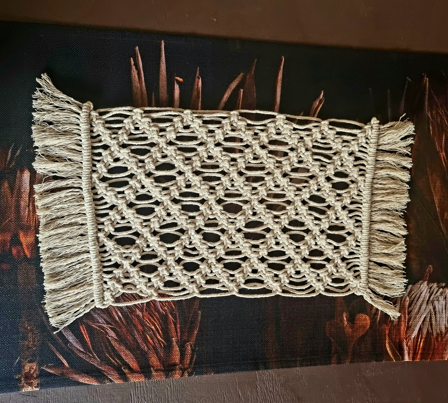 MACRAME RECTANGULAR PLACE MAT