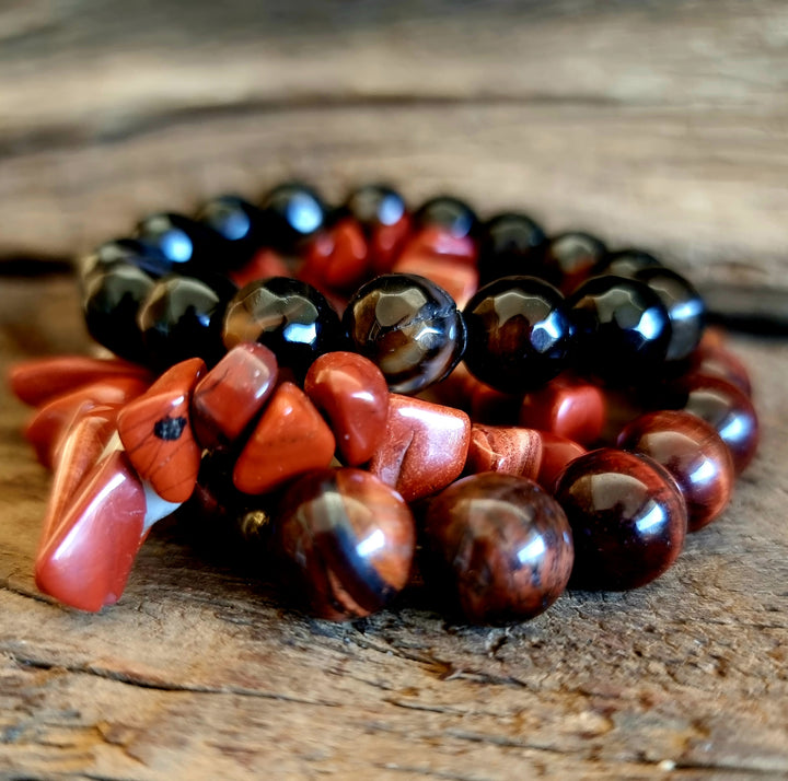 Fire In Your Belly Bracelet Stack - Wildlings Crystals South Africa