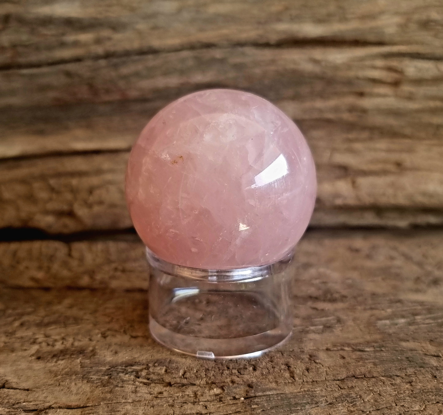 ROSE QUARTZ SPHERE 6cm  - LOVE