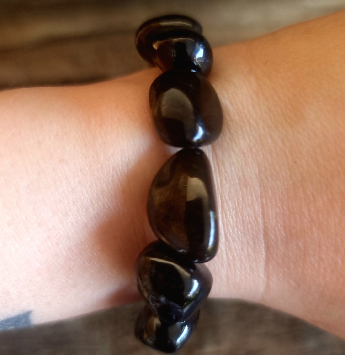 PURPERITE  NUGGET BRACELET - PSYCHIC PROTECTION