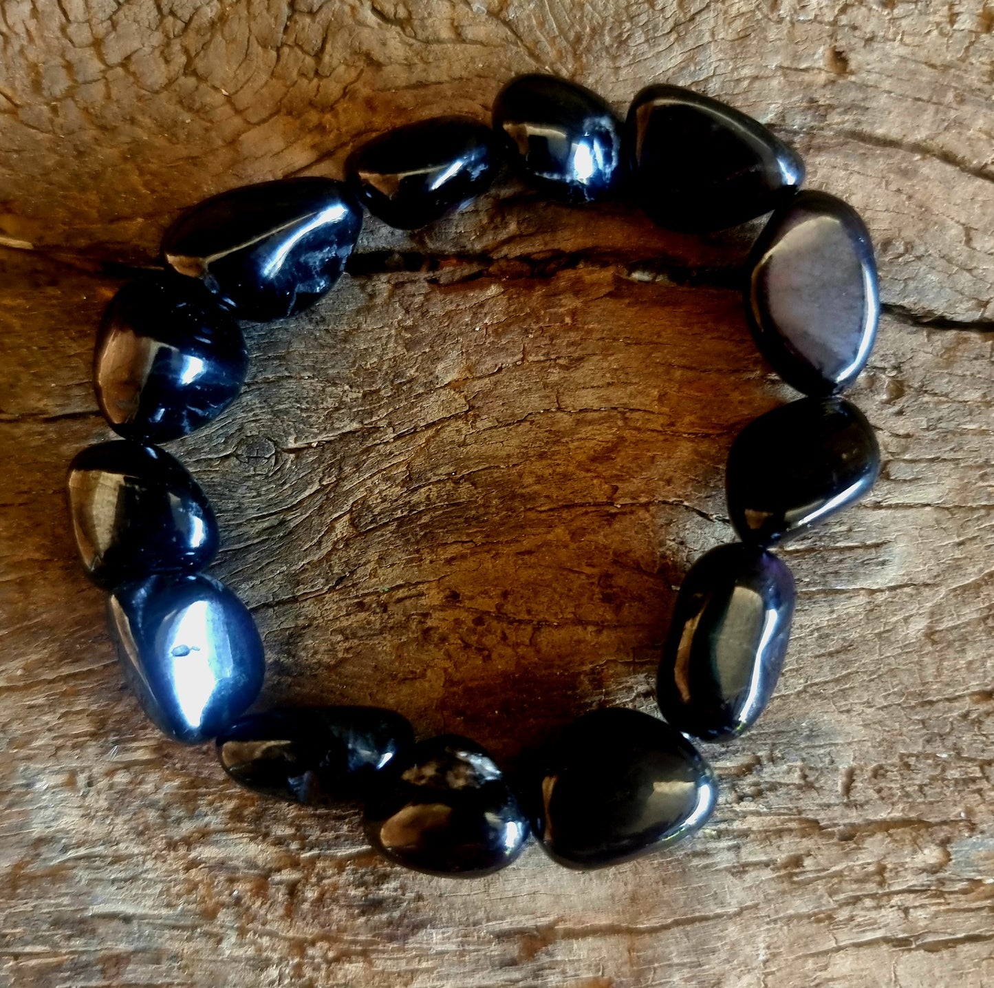 PURPERITE  NUGGET BRACELET - PSYCHIC PROTECTION