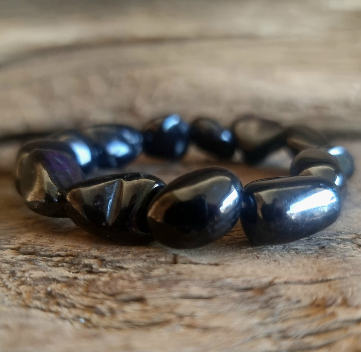 Purpurite  Nugget Bracelet - Wildlings Crystals South Africa