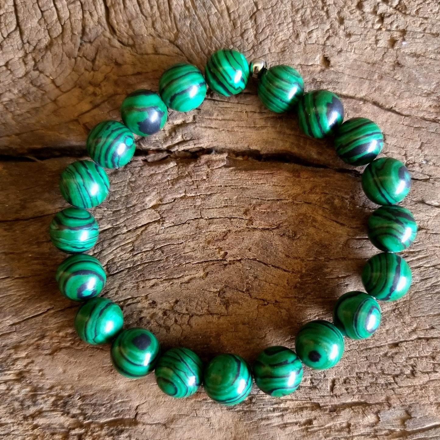 MALACHITE BRACELET 8mm - EMBRACE CHANGE