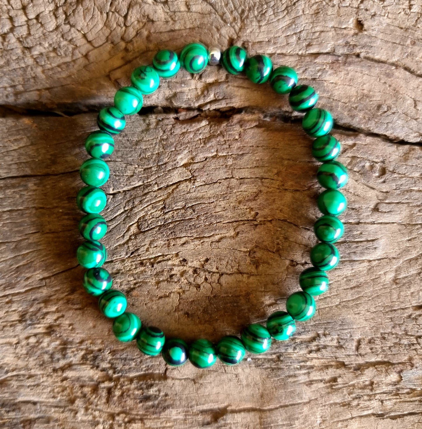 MALACHITE BRACELET 6mm - EMBRACE CHANGE