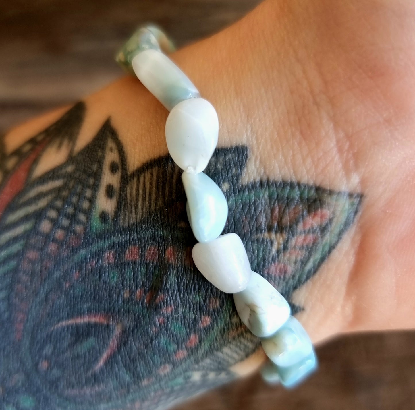 LARIMAR NUGGET BRACELET - CALMING