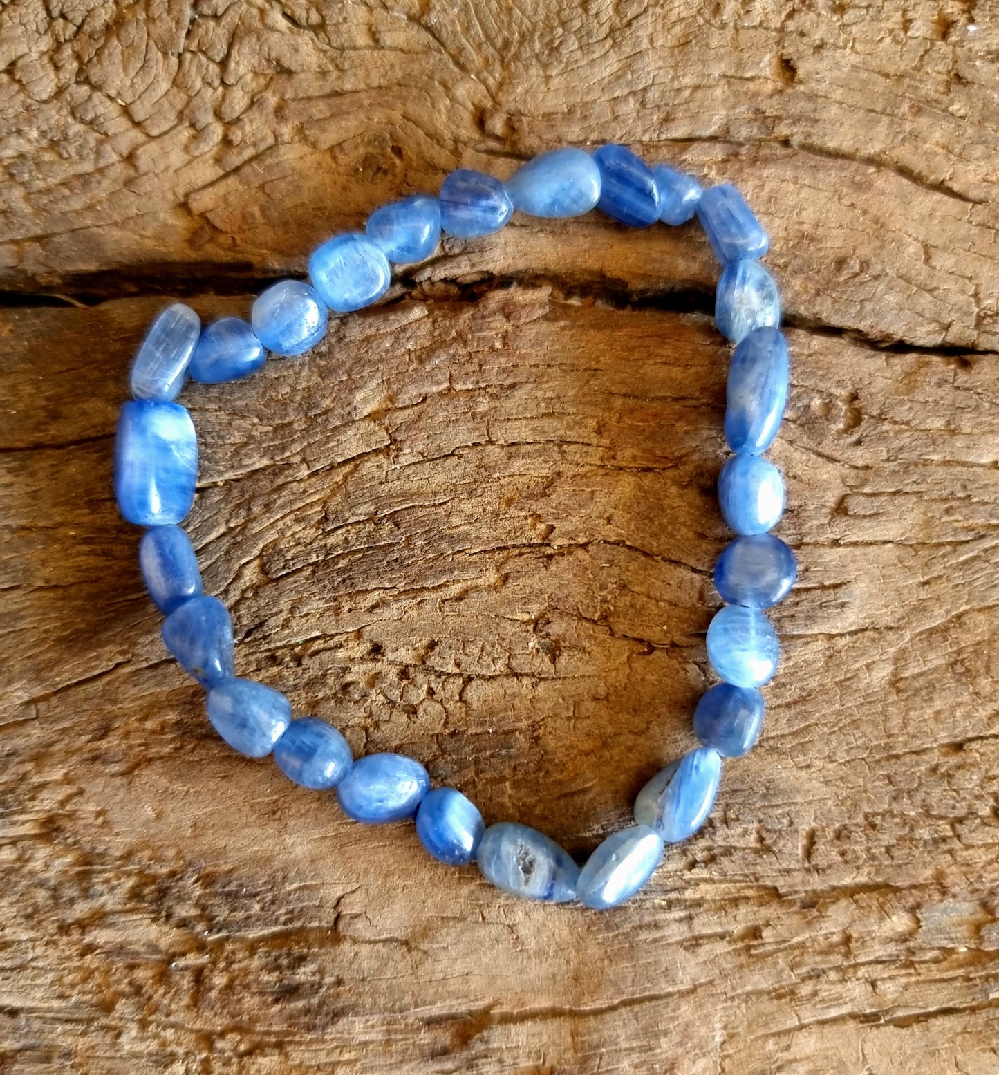 BLUE KYANITE NUGGET BRACELET