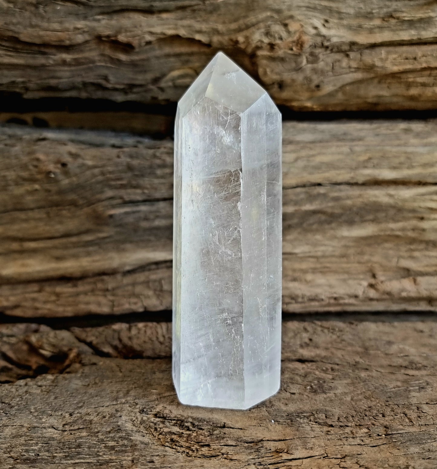 SELENITE POLISHED TOWER POINT - ANGELIC GUIDANCE
