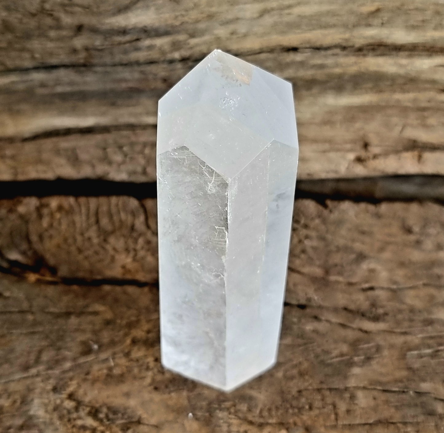 SELENITE POLISHED TOWER POINT - ANGELIC GUIDANCE