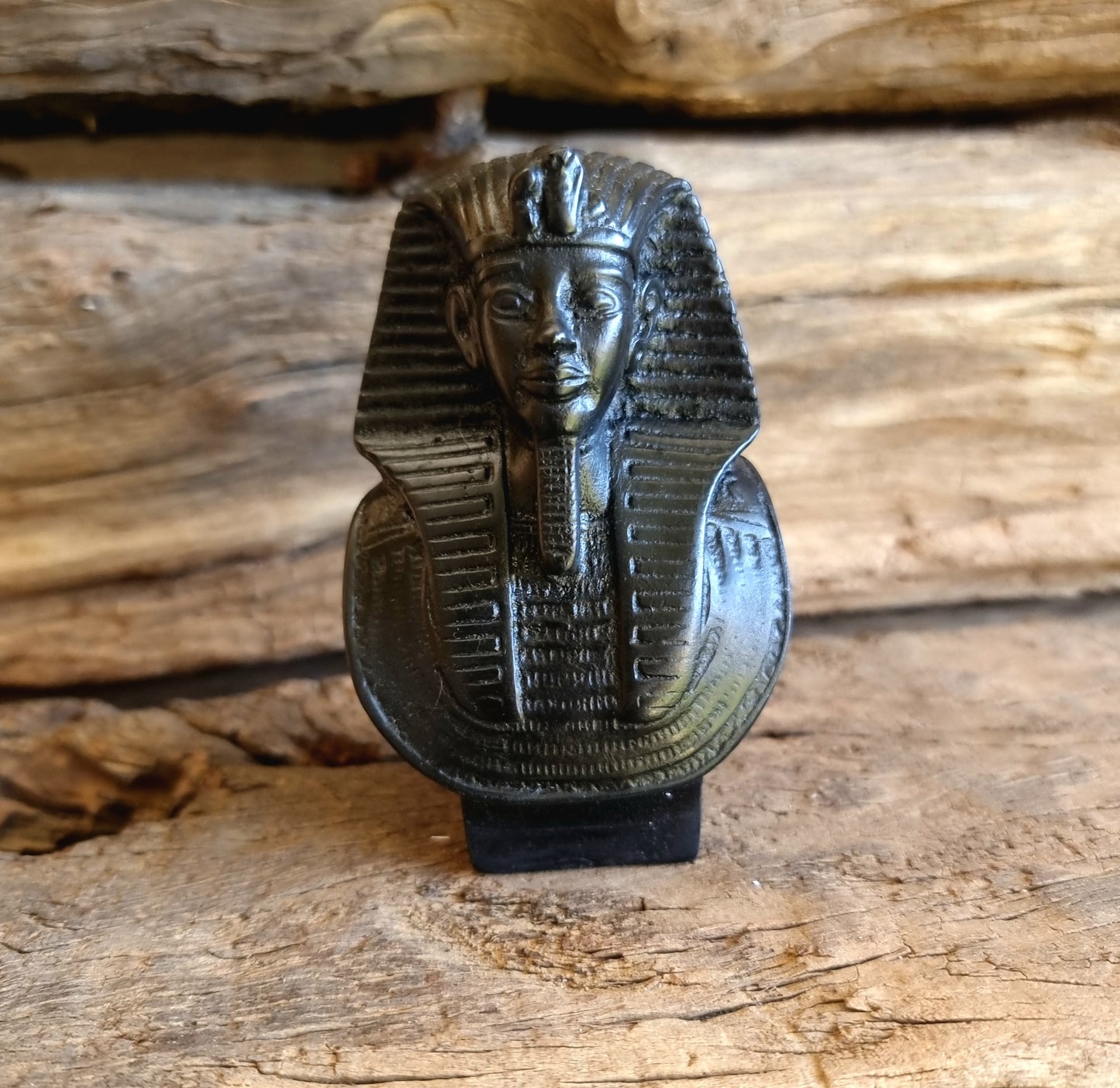 EGYPTIAN PHAROAH HEAD STATUE SML