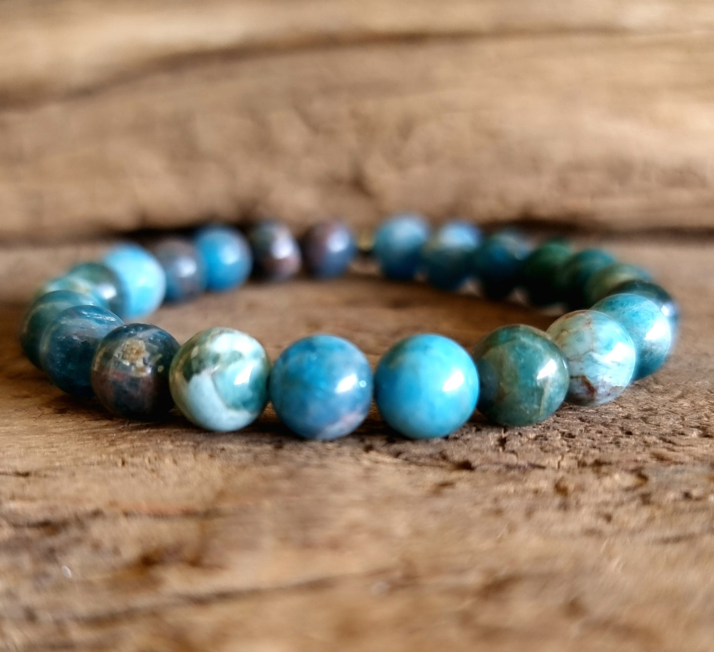 APATITE BRACELET 8mm - THE STONE OF MANIFESTATION