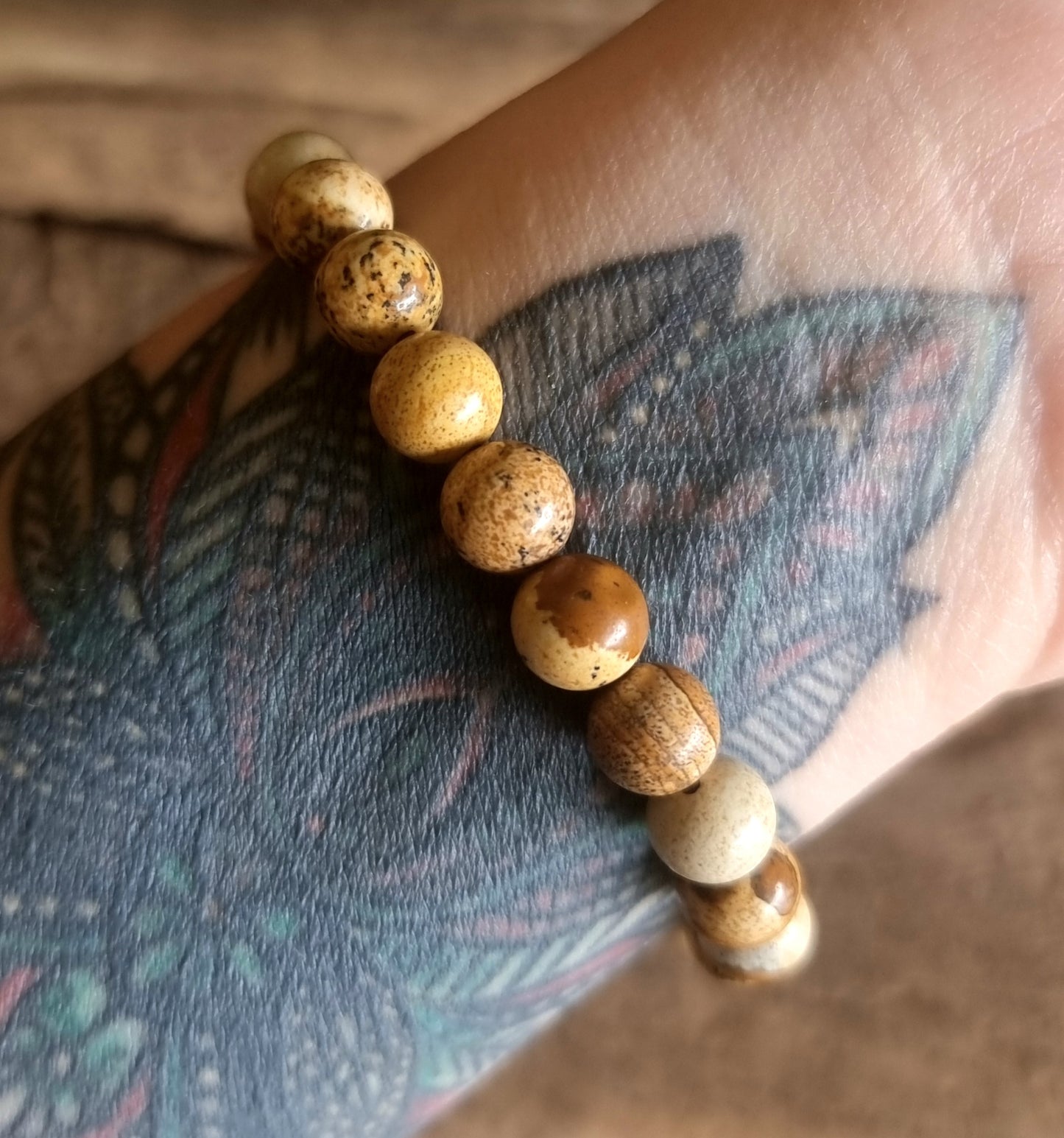 PICTURE JASPER BRACELET 8mm - HIGHER CONSCIOUSNESS