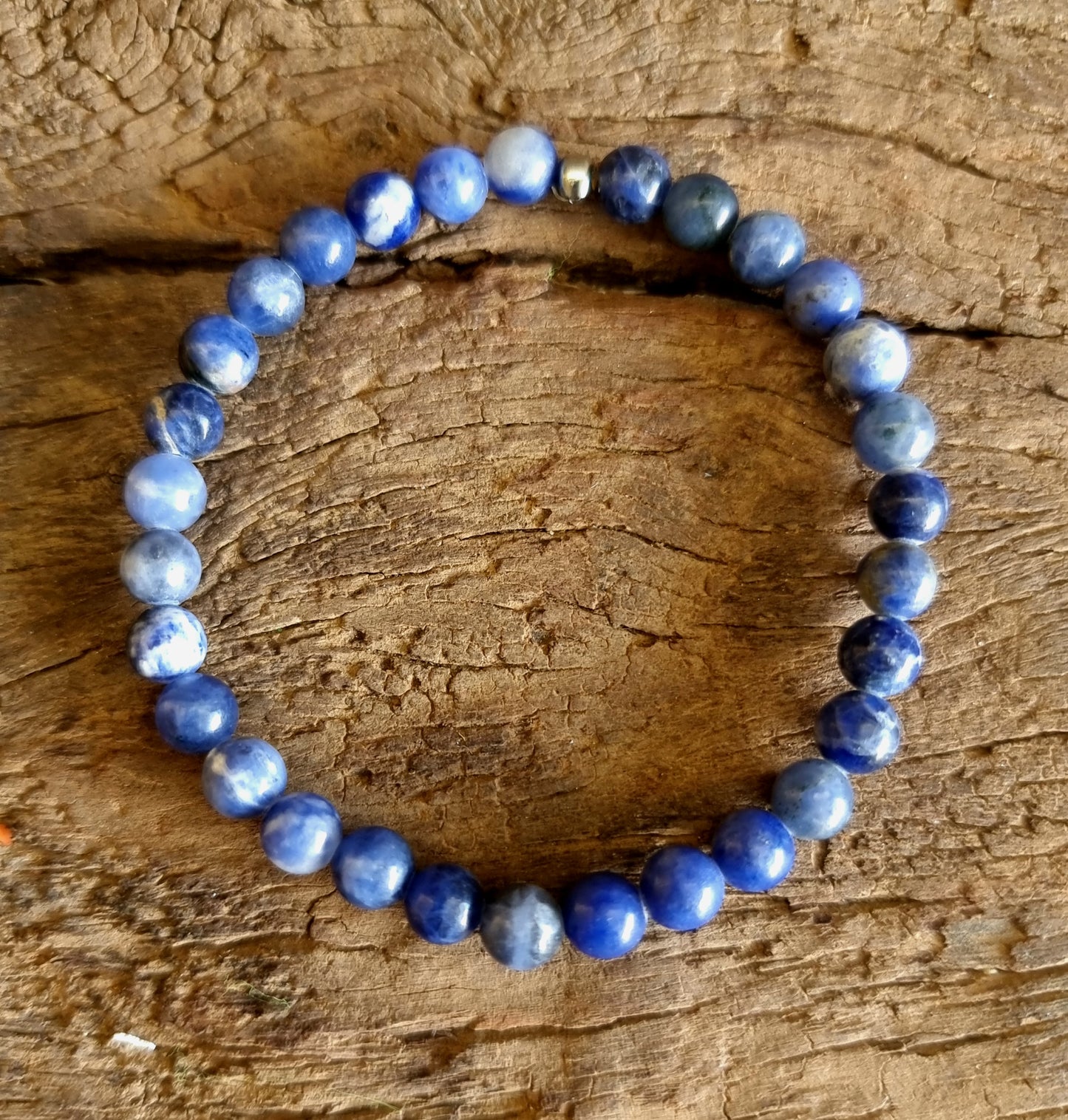 SODALITE BRACELET 6mm - INTUITION