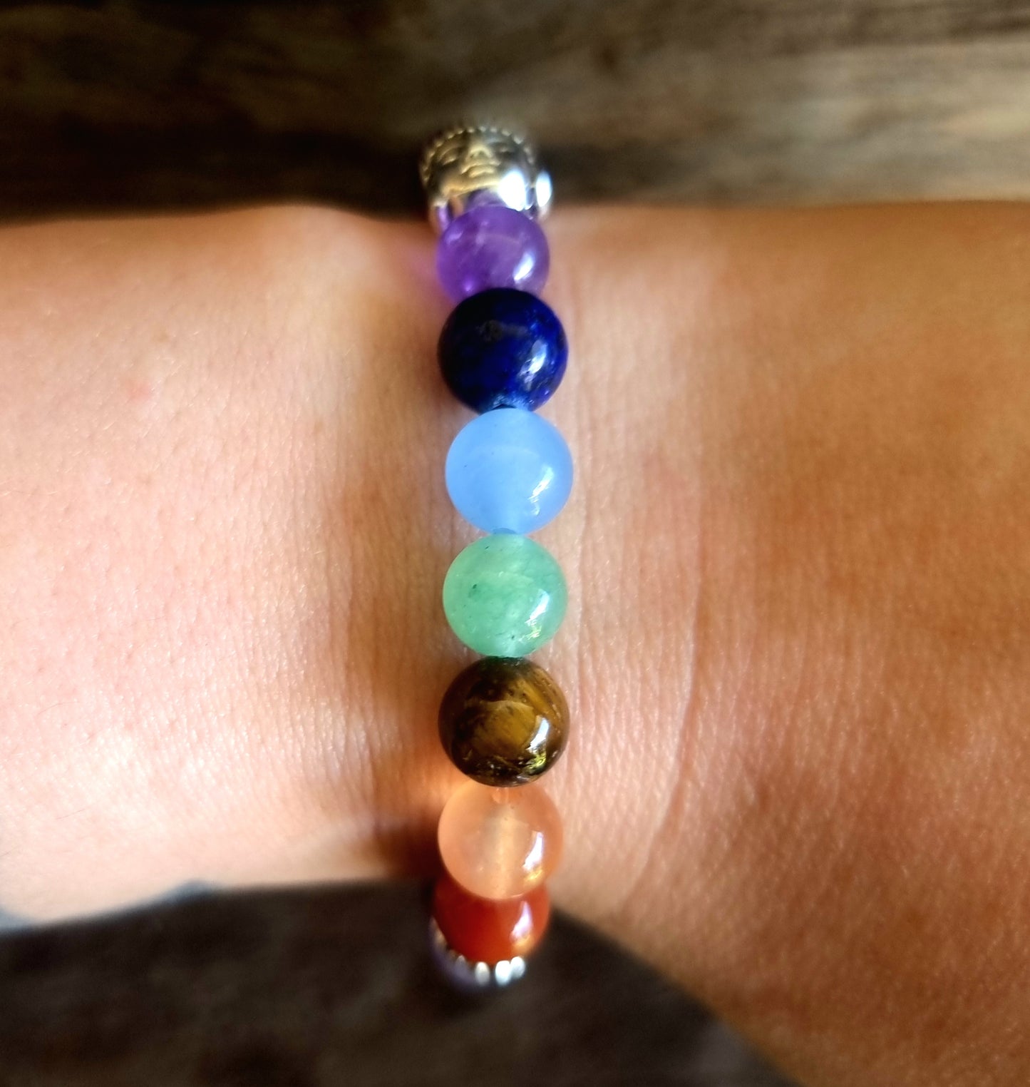 AMETHYST SEVEN CHAKRA BALANCING BRACELET