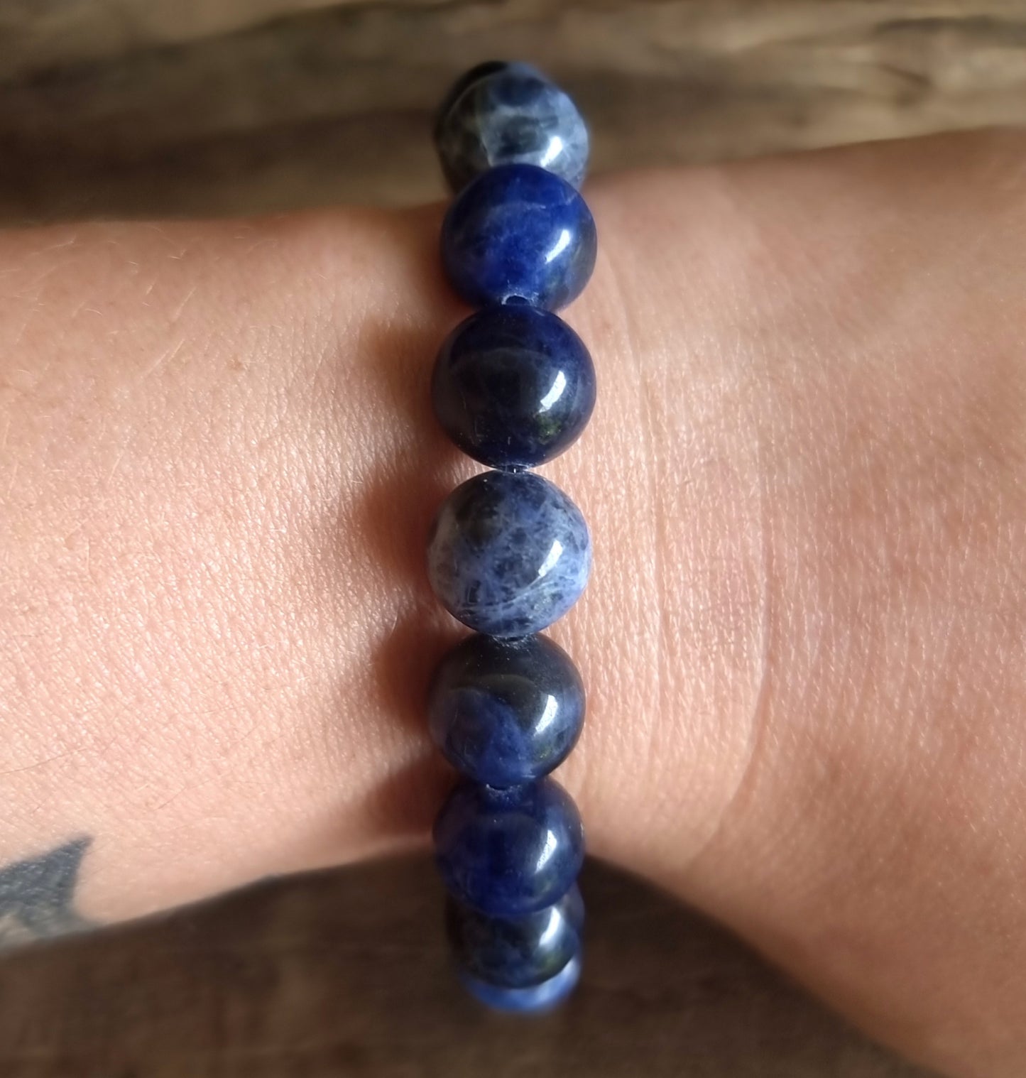 SODALITE BRACELET 10mm - EMOTIONAL WELLBEING