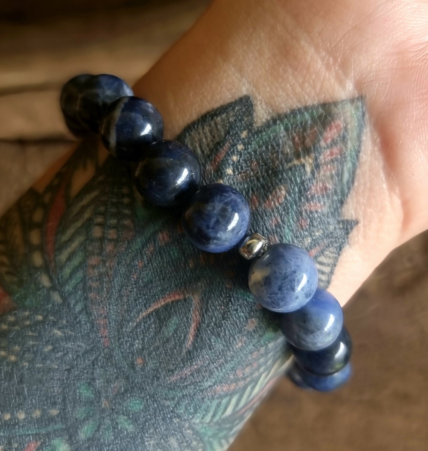 SODALITE BRACELET 10mm - EMOTIONAL WELLBEING