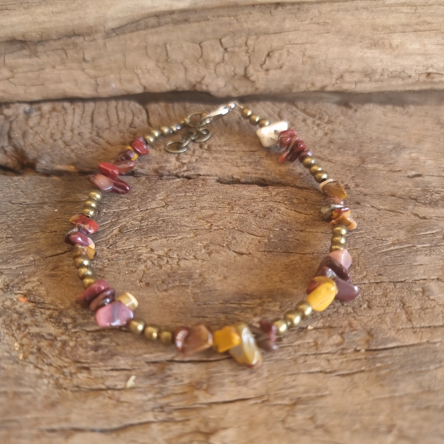 MOOKAITE JASPER ANKLE CHAIN - GROUNDING