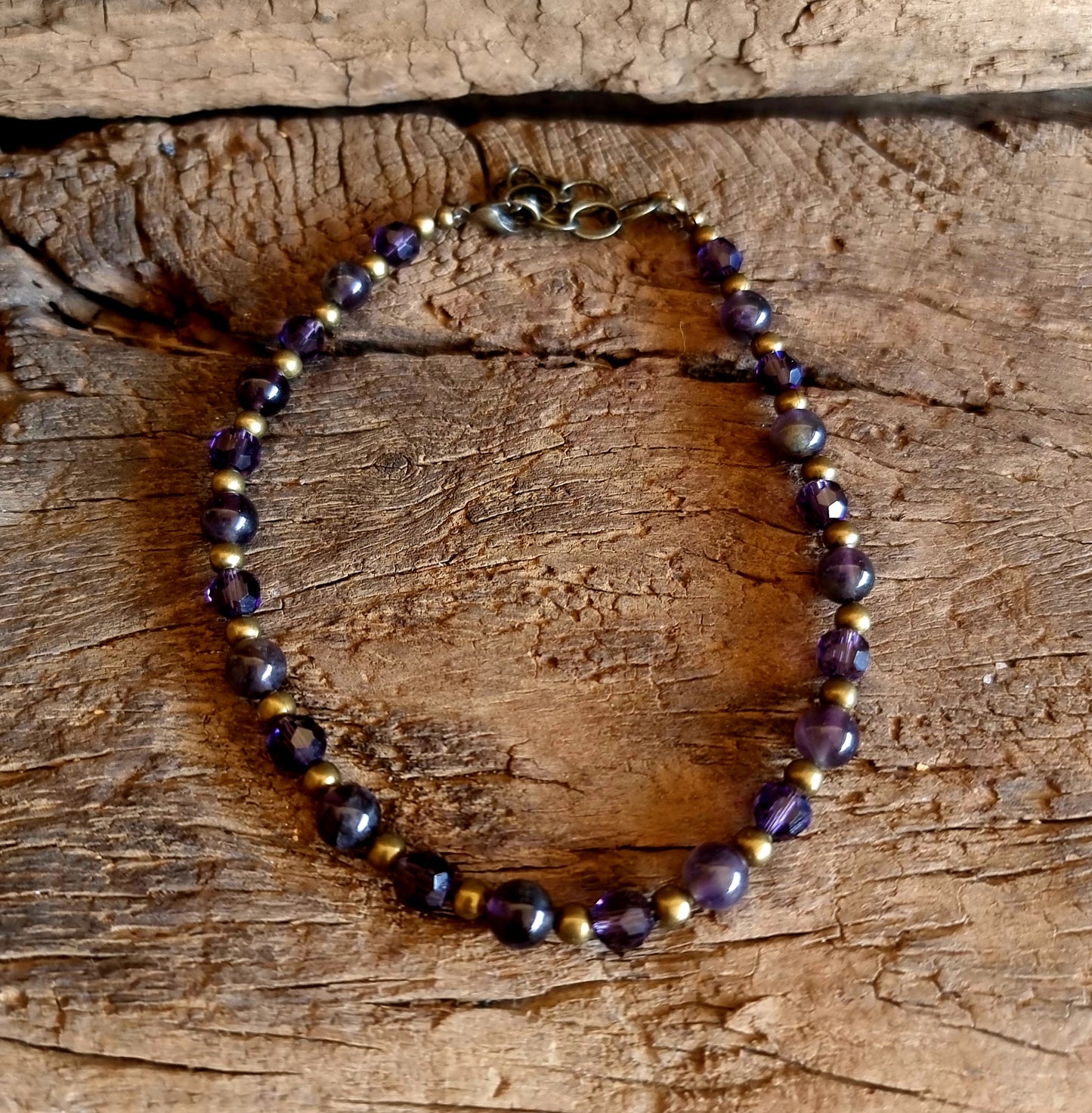 AMETHYST BOHEMIAN ANKLE CHAIN - PSYCHIC ABILITIES