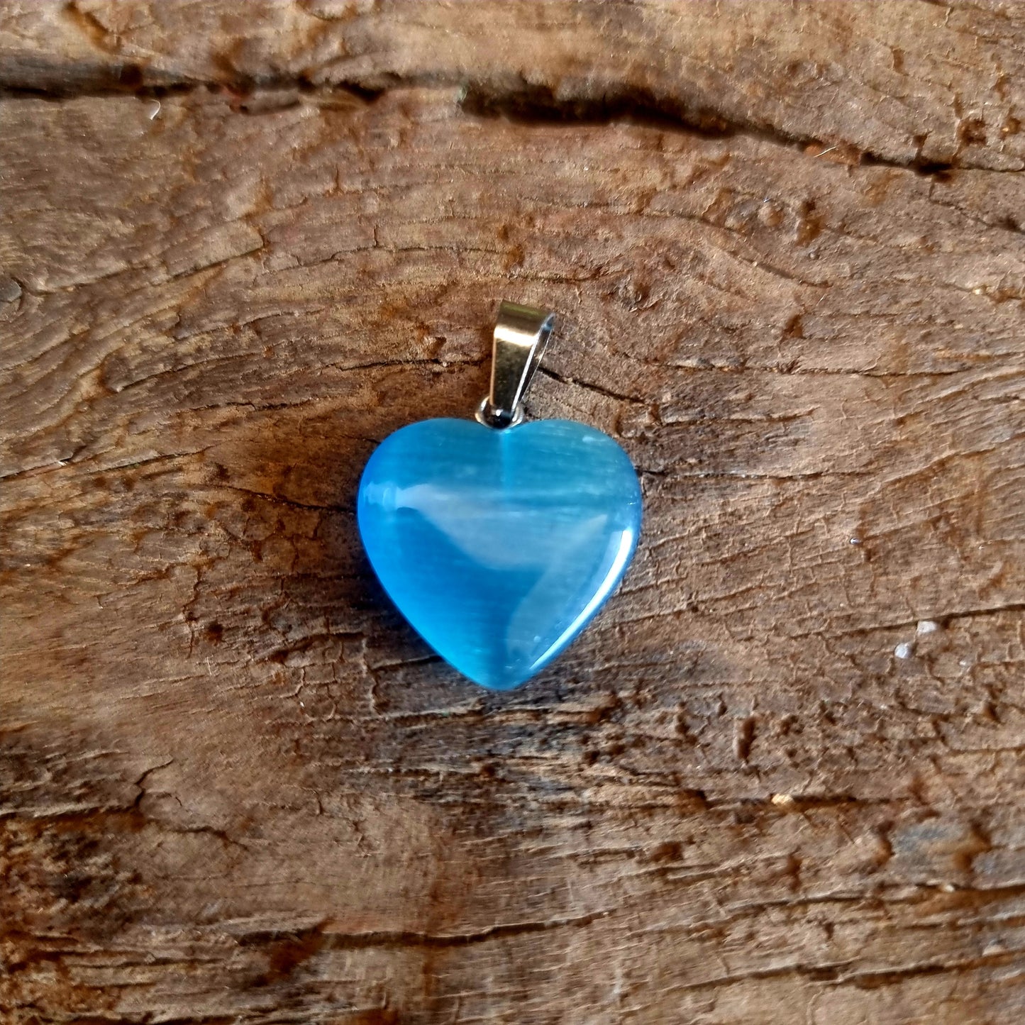 CATS EYE BLUE PENDANT - RECOVER LOST WEALTH