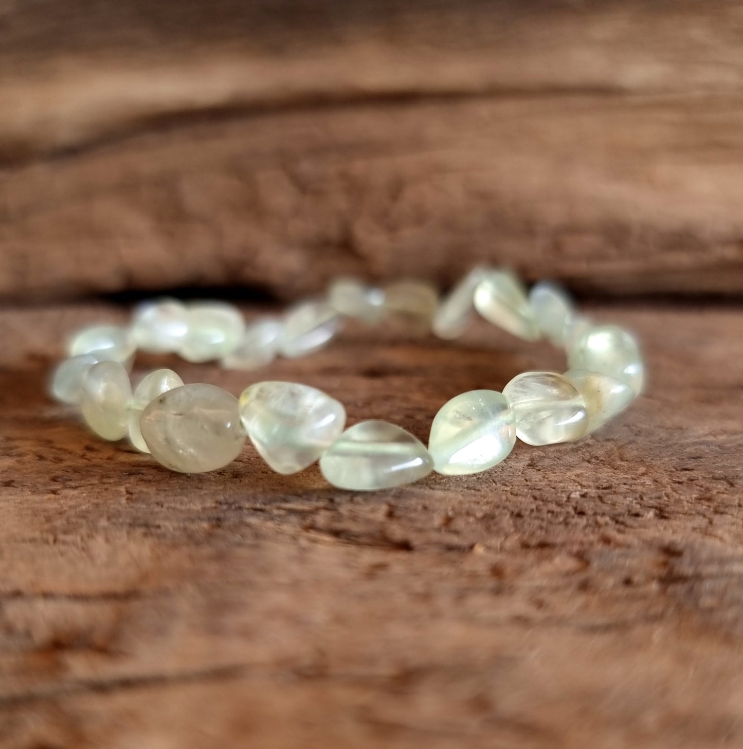 PREHNITE NUGGET BRACELET - HEAL THE HEALER