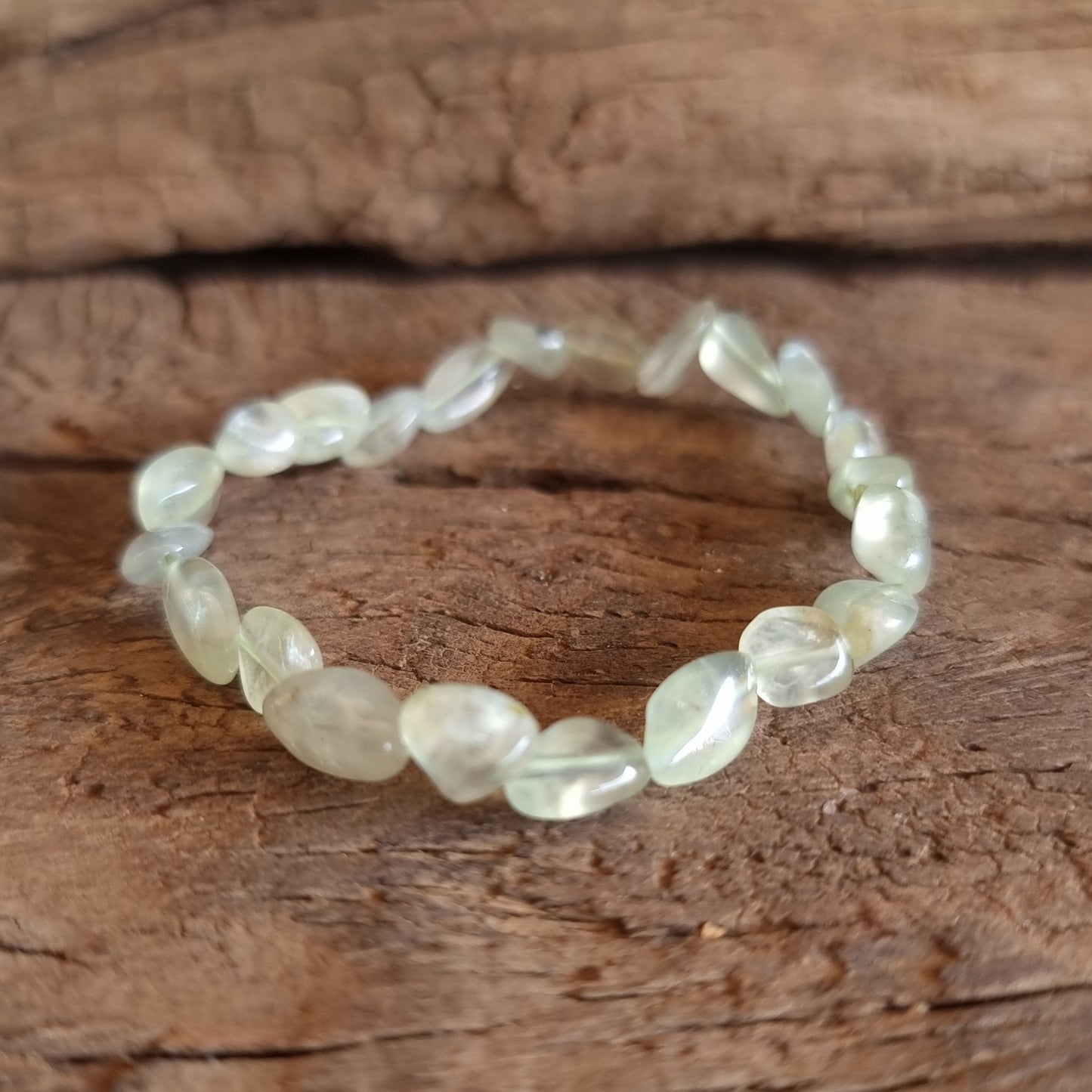 PREHNITE NUGGET BRACELET - HEAL THE HEALER