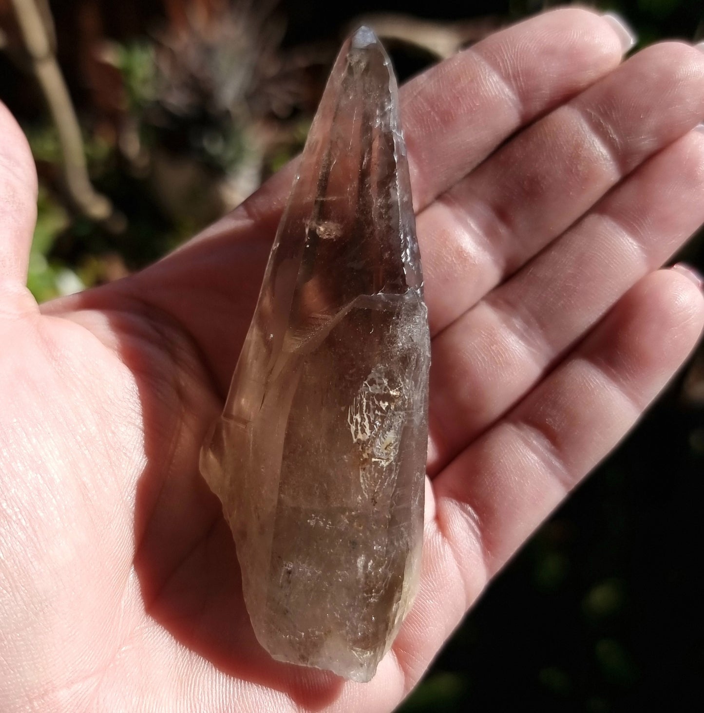 SMOKY QUARTZ ZOMBA POINTS 5-10cm - GROUNDING