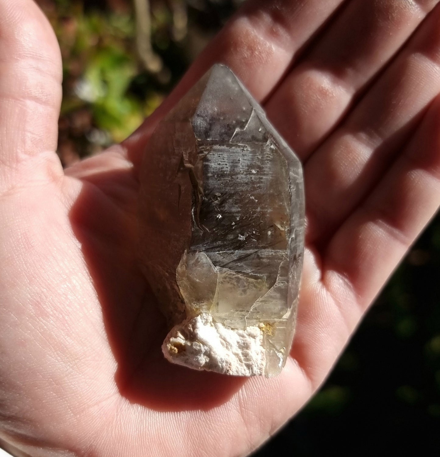 SMOKY QUARTZ ZOMBA POINTS 5-10cm - GROUNDING