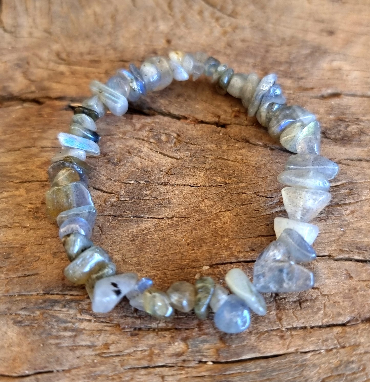 LABRADORITE CHIPPED BRACELET - CREATIVITY