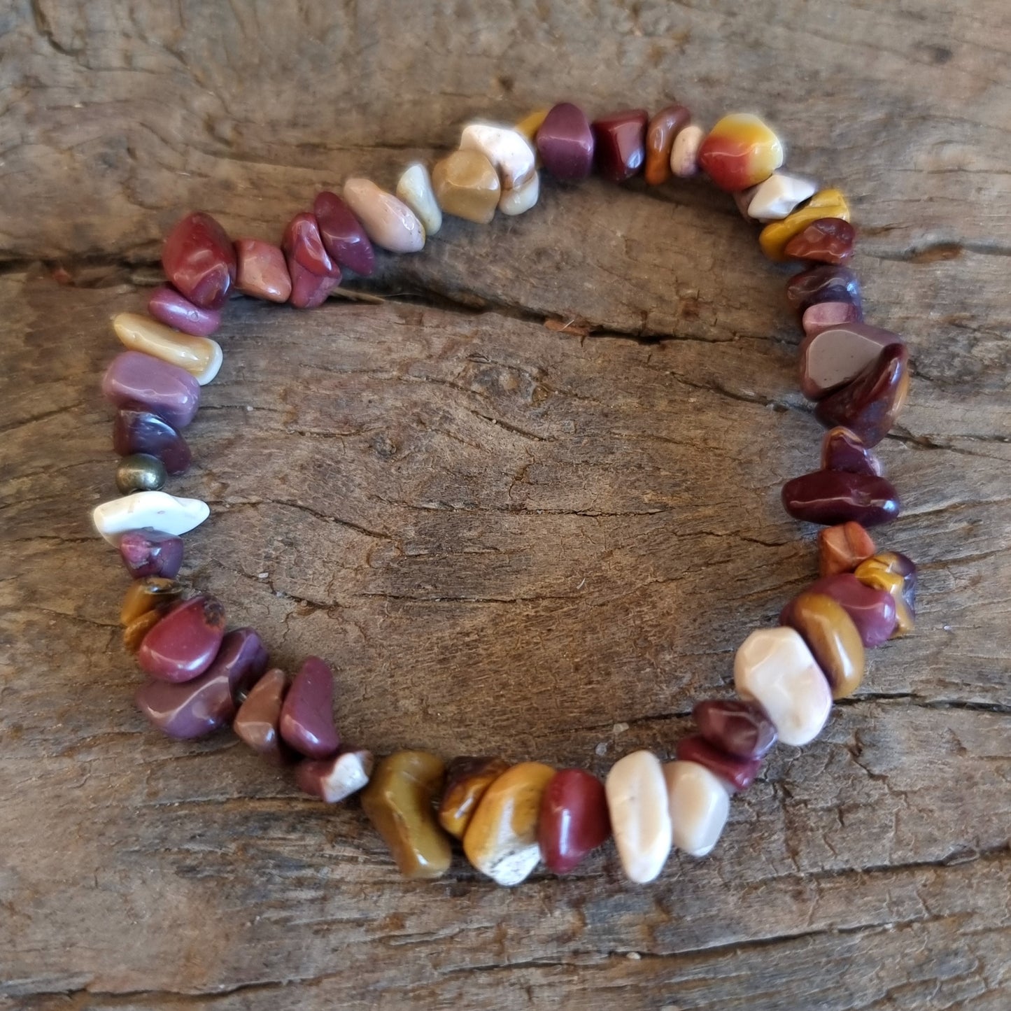 MOOKAITE JASPER  CHIPPED BRACELET - INTUITION