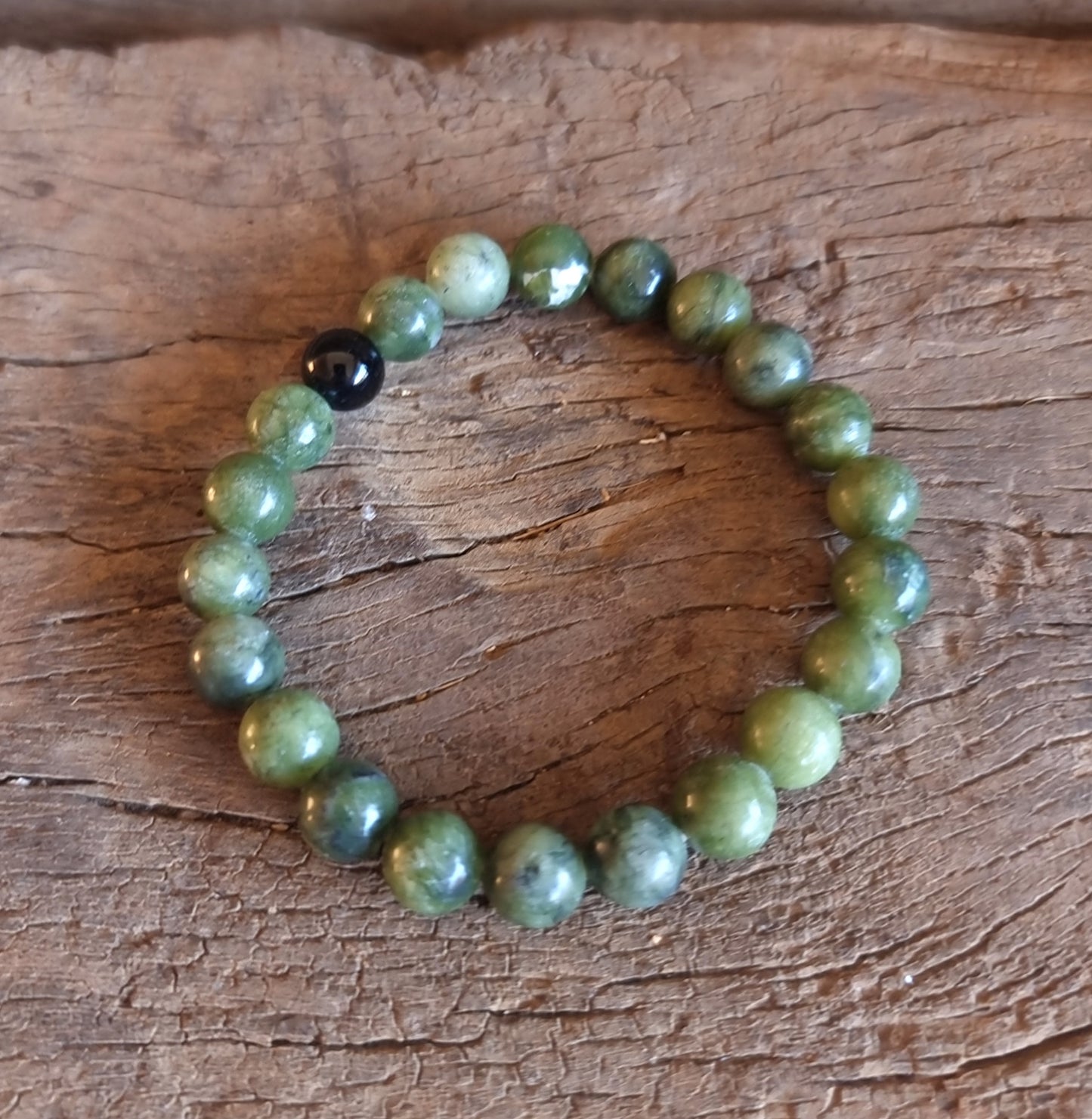 PERIDOT ENERGY BRACELET 8mm - ABUNDANCE & LOVE