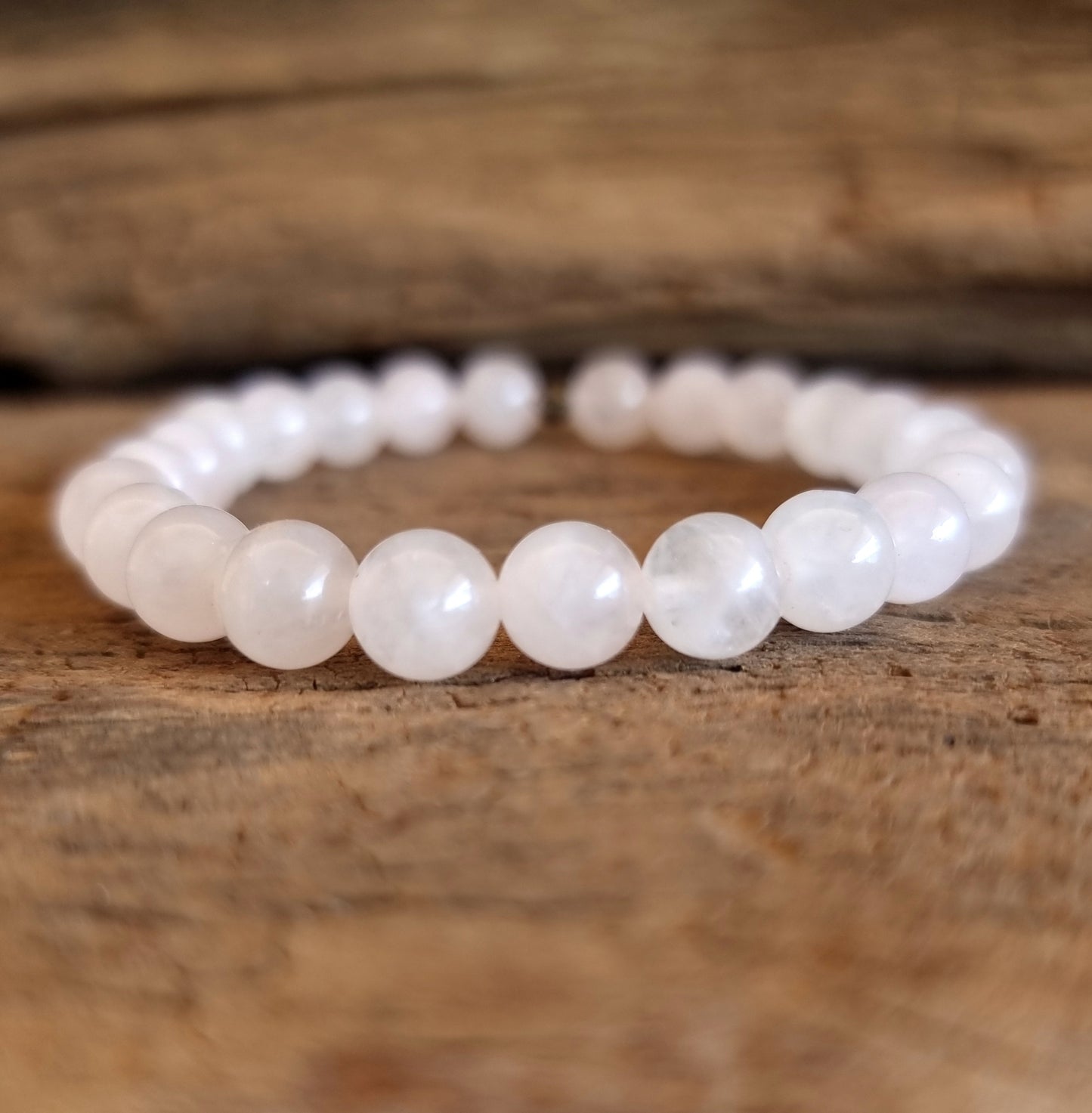 ROSE QUARTZ ENERGY BRACELET 8 mm - UNCONDITIONAL LOVE