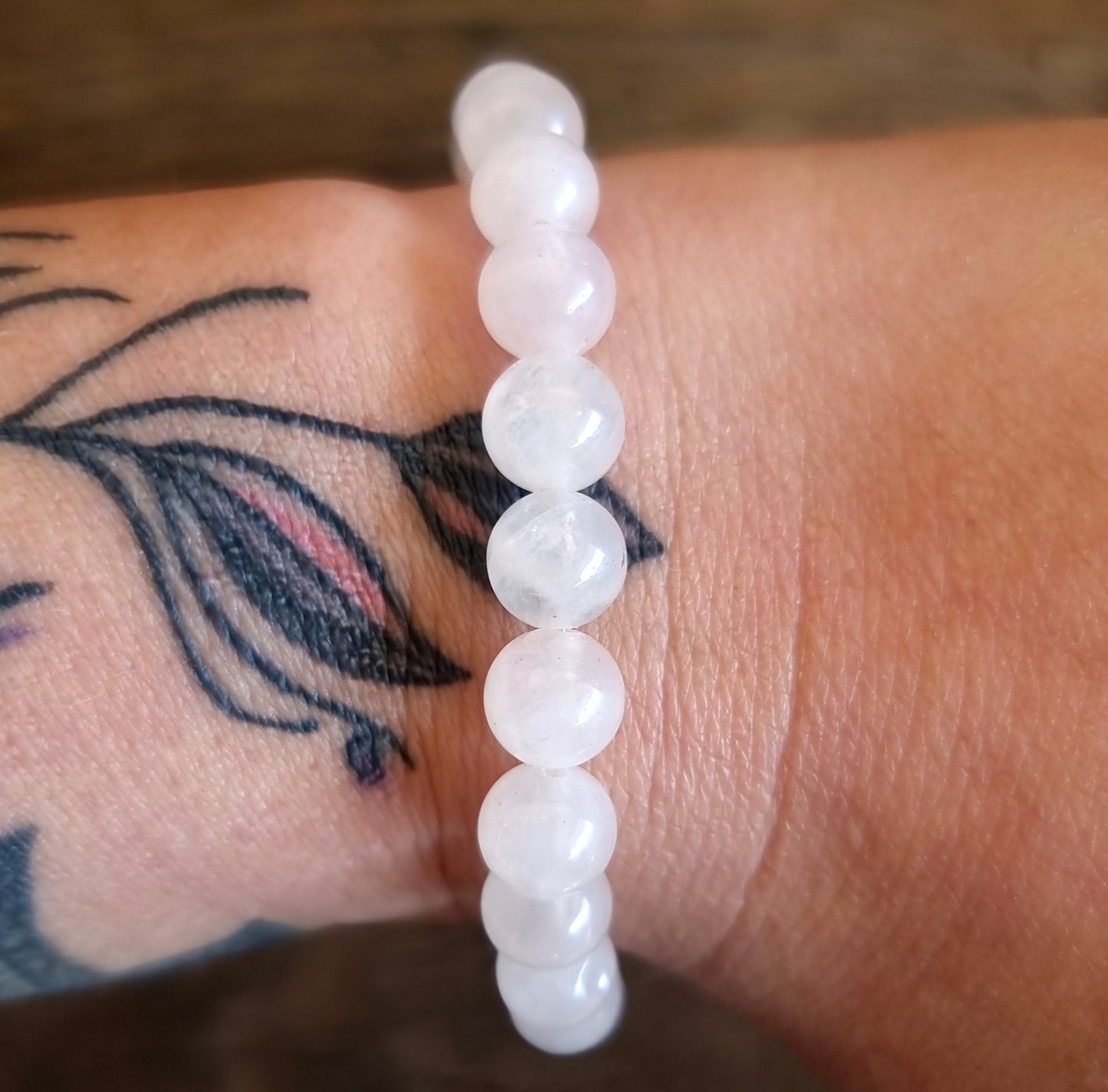 ROSE QUARTZ ENERGY BRACELET 8 mm - UNCONDITIONAL LOVE