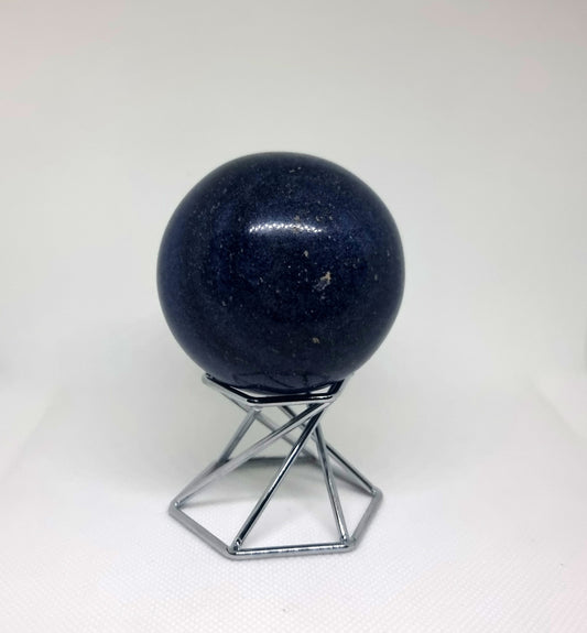 LAZULITE POLISHED SPHERE 6 cm  - INTUITION