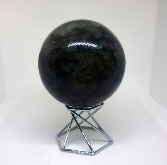 LABRADORITE POLISHED SPHERE 8 cm - CLAIRVOYANCE