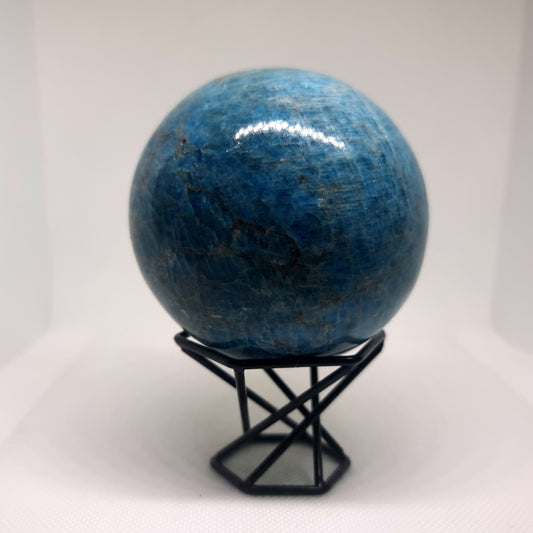 APATITE POLISHED SPHERE 8 cm - THE STONE OF MANIFESTATION