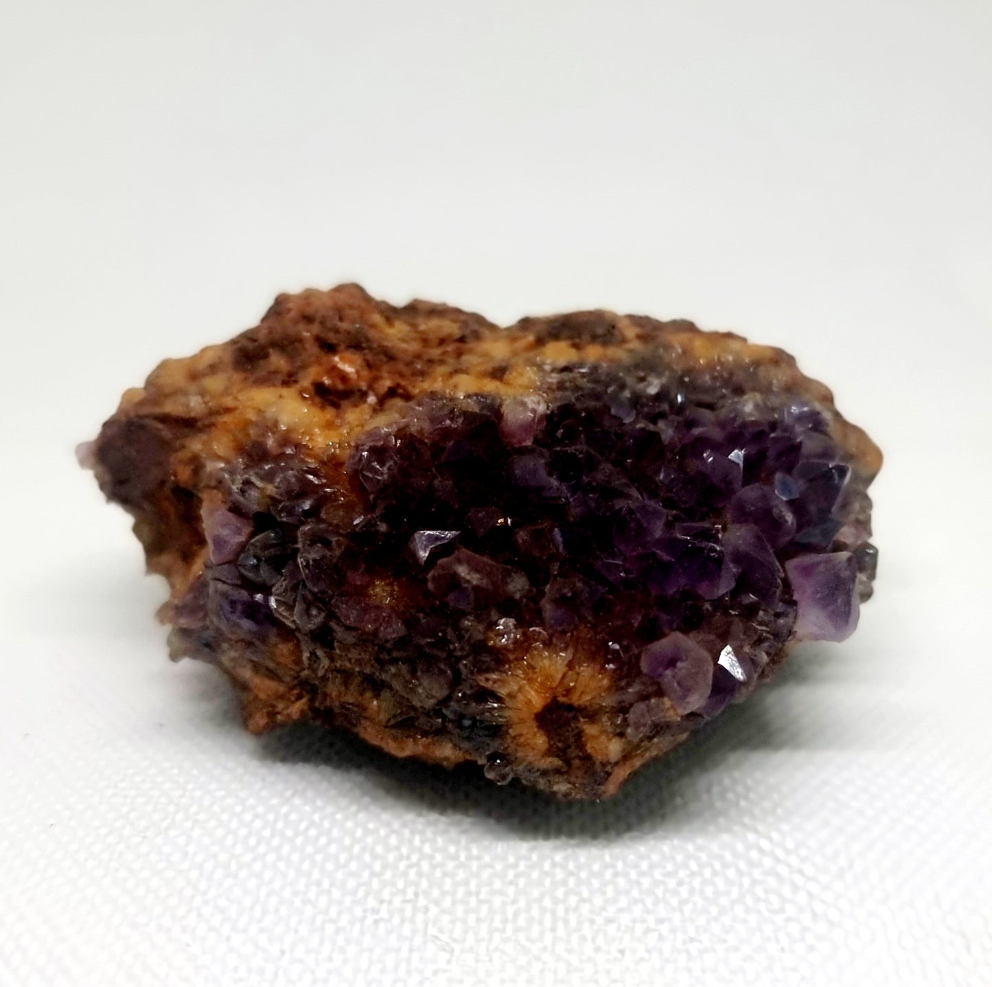 NATURAL DARK AMETHYST CLUSTER FROM KWAGGAFONTEIN