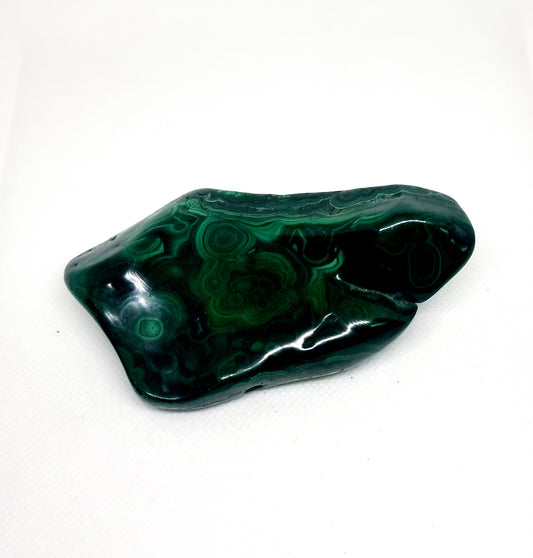 POLISHED MALACHITE FREE FORM 280g - HEART HEALER