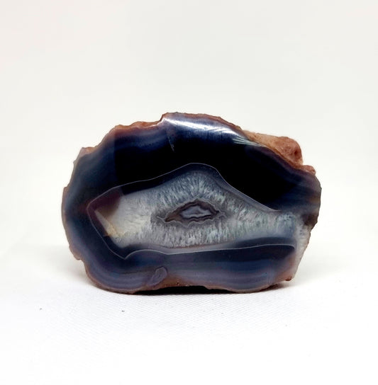 POLISHED RED SASHE RIVER AGATE NODULE 426g - GROUNDING