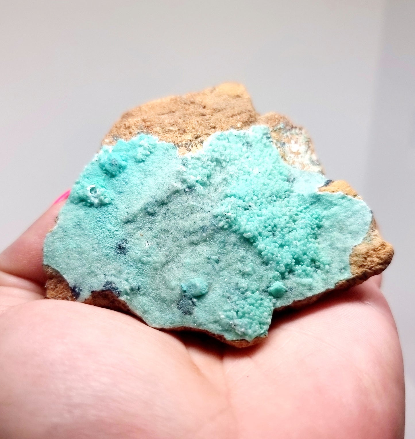 NATURAL DRUZY CHRYSOCOLLA SPECIMEN 106 g - PERSONAL POWER