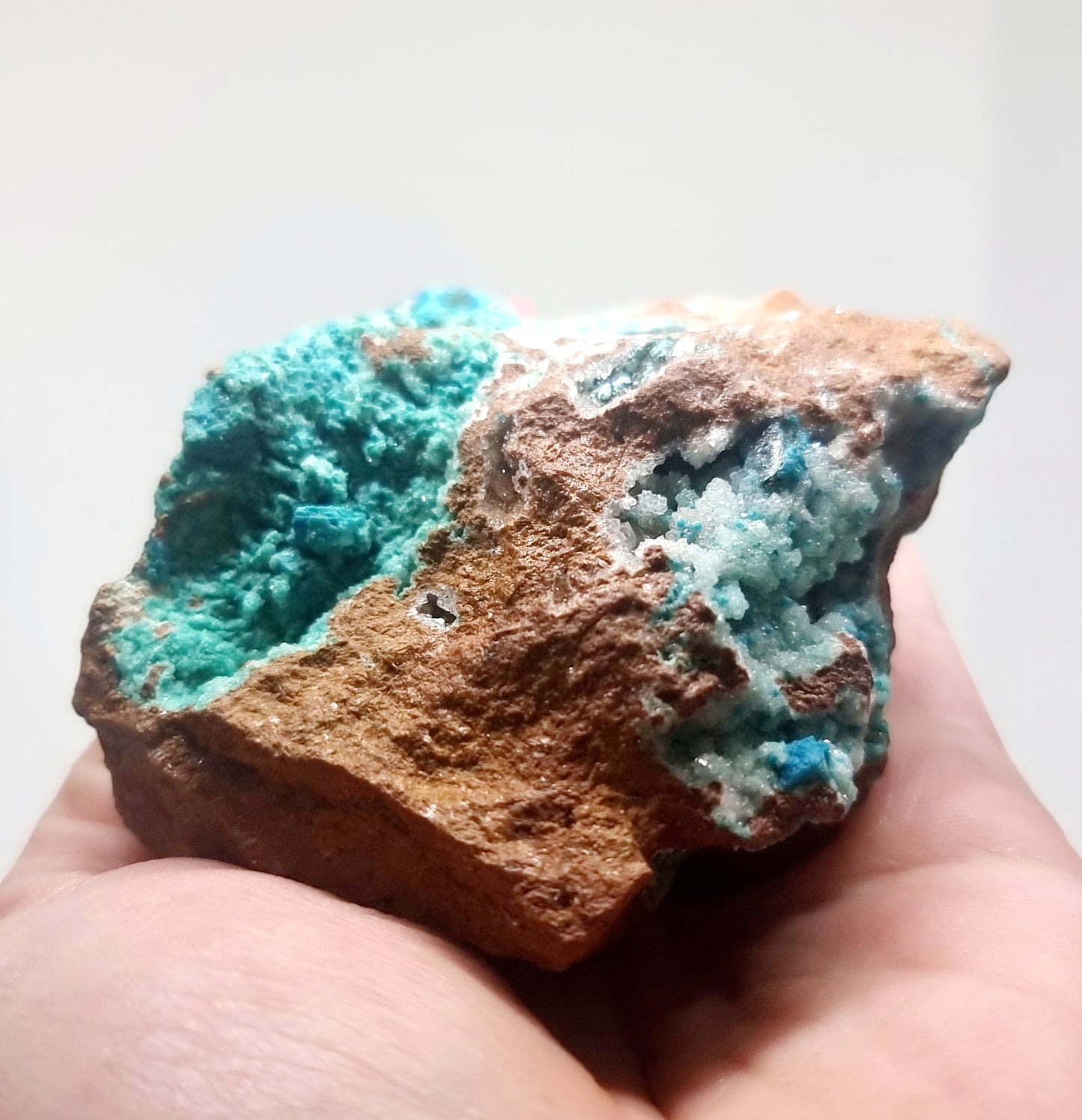 NATURAL DRUZY CHRYSOCOLLA SPECIMEN 212 g - PERSONAL POWER