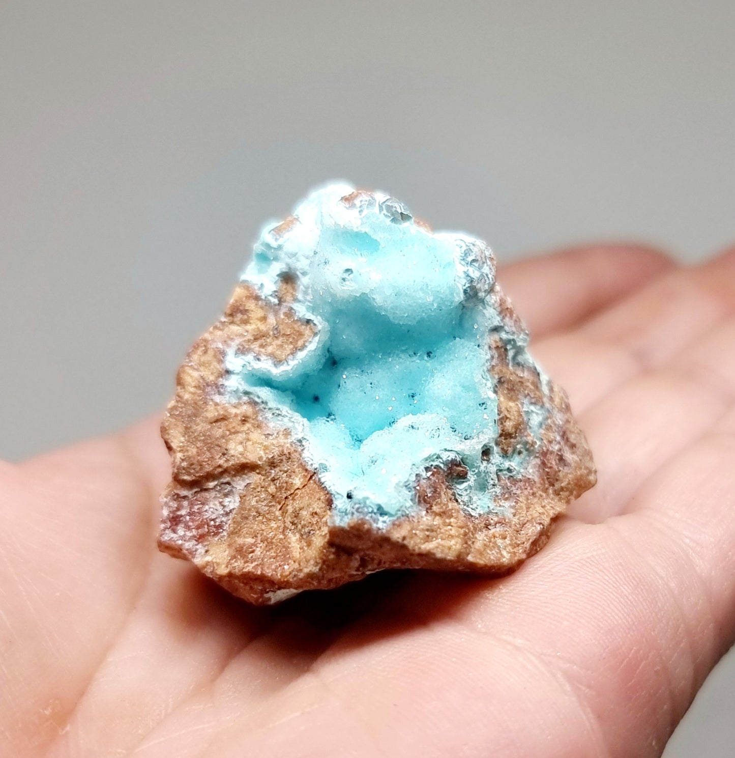 NATURAL DRUZY CHRYSOCOLLA SPECIMEN 60 g - PERSONAL POWER