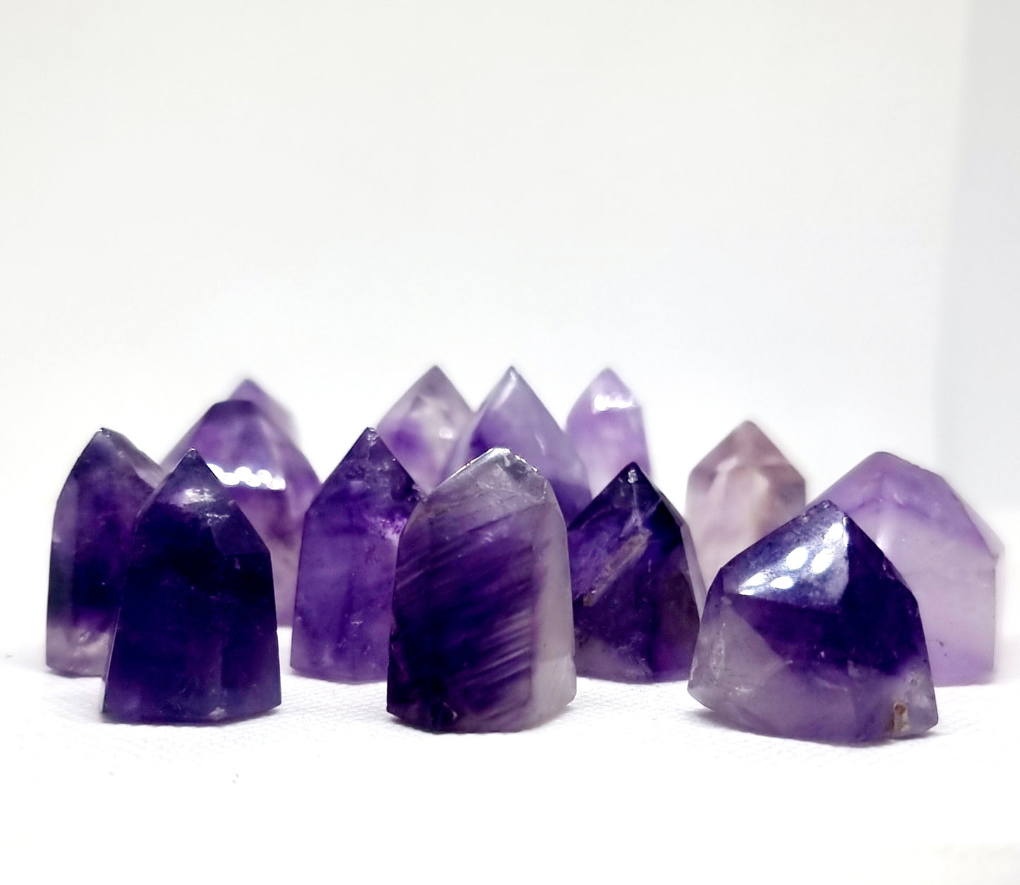 POLISHED AMETHYST TOWER POINTS SML - PSYCHIC ABILITIES