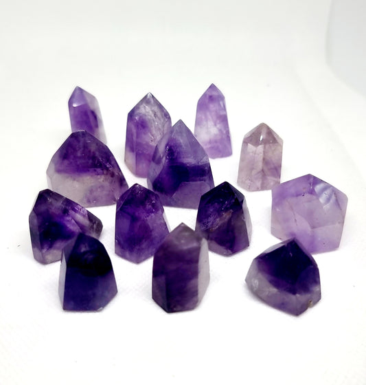 POLISHED AMETHYST TOWER POINTS SML - PSYCHIC ABILITIES